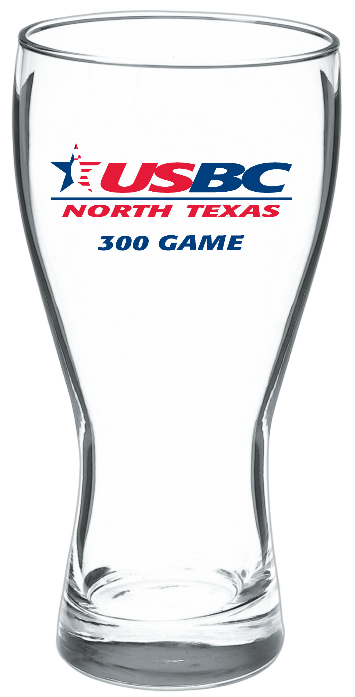 North Texas USBC 300 game award glass